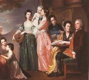ROMNEY, George The Leigh Family (mk08) oil painting